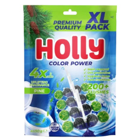 Підвісний блок для унітаза Holly Color Power Pine, 4×50 г